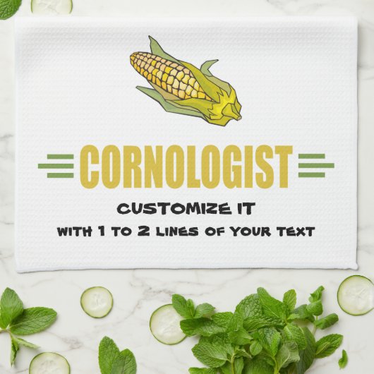 コーンおもしろい キッチンタオル (折り畳み)