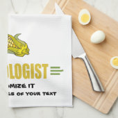 コーンおもしろい キッチンタオル (四つ折り)