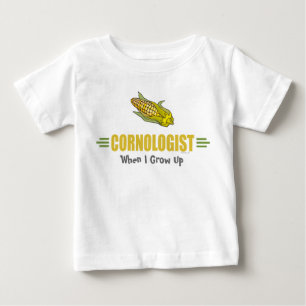 コーンおもしろい ベビーTシャツ