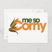 コーンおもしろい ポストカード (正面/裏面)