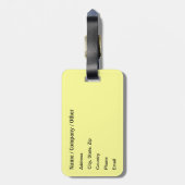 コーンおもしろい ラゲッジタグ (裏面縦)