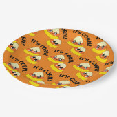 コーンだ！キャンディーコーンハロウィーン ペーパープレート (アングル)