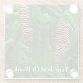 コーンとニードル ガラスコースター (裏面)