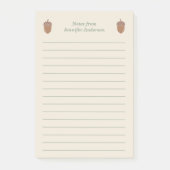 コーンとライン ポストイット (正面)