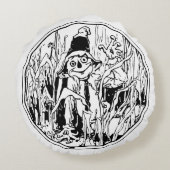 コーンのかかし ラウンドクッション (裏面)