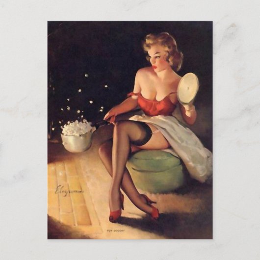 コーンのピン立て ポストカード (正面)