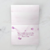 コーンの花の蝶が元気になる カード (内部)