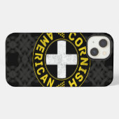 コーンウォル系アメリカ人の旗 iPhoneケース (裏面横)