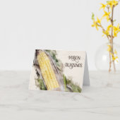 コーンウォーター色秋分マボン恵み カード (黄色い花)