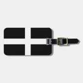 コーンウォールのセントピラン国旗 ラゲッジタグ (正面横)