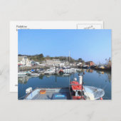 コーンウォールのパドストウ ポストカード (正面/裏面)