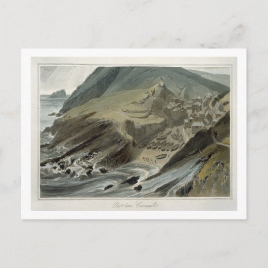 コーンウォールのポートローのまわりにーB発 ポストカード (正面)
