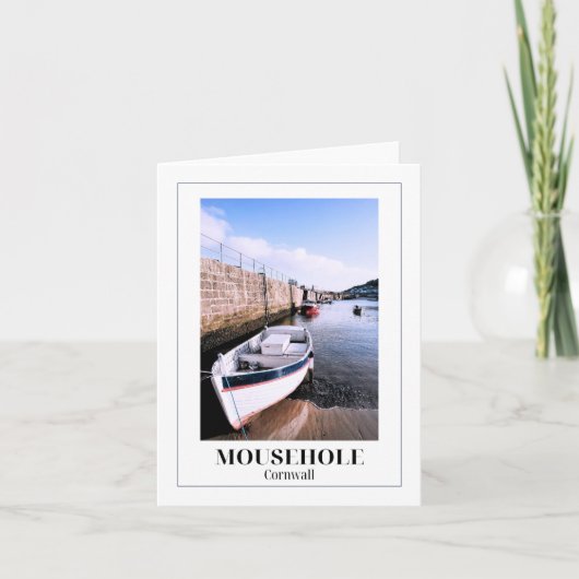 コーンウォールのマウズホールハーバー カード (正面)