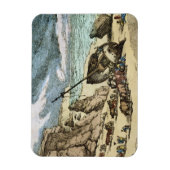 コーンウォールの北岸の難破船の片付け マグネット (縦)