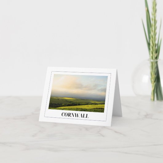 コーンウォールの地方 カード (正面)