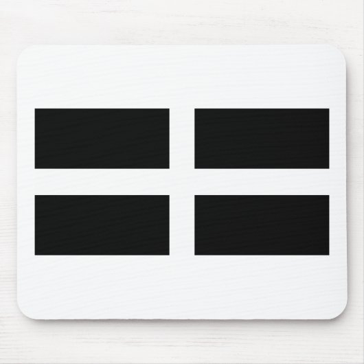 コーンウォールの旗 マウスパッド (正面)