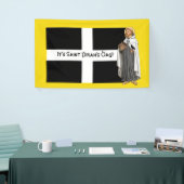 コーンウォールの聖パラン（SAE 01）と彼の旗 横断幕 (トレードショー)