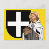 コーンウォールの聖パラン(SAE 01)と彼の盾のポスト ポストカード (正面)