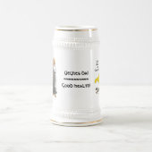 コーンウォールの聖ペラン(SAE 01)バイリンガルトースト ビールジョッキ (中央)