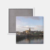 コーンウォールイングランド写真お土産冷蔵庫用マグネット マグネット (正面/裏面)