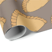 コーンウォールコーンワールコーンワルの味わいイギリスパターン（の模様が）ある料理 ラッピングペーパー (ロールコーナー)