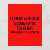 コーンウォールコーンワールコーンワル料理 チラシ (裏面)