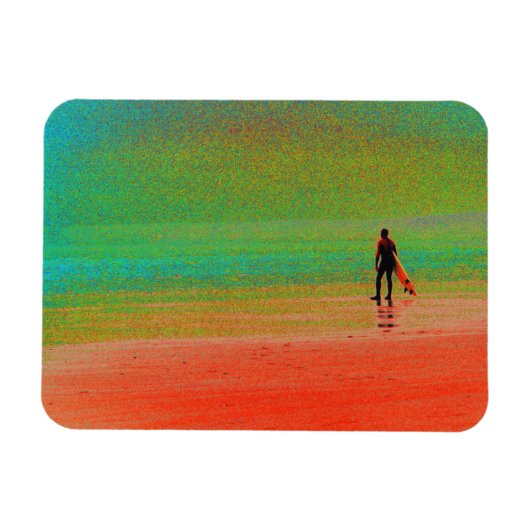 コーンウォールサーファー マグネット (横)