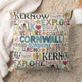 コーンウォールタイポグラフィ クッション (ブランケット)