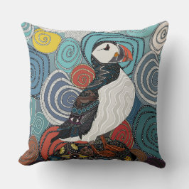 コーンウォールパフィン クッション