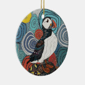 コーンウォールパフ セラミックオーナメント (右)