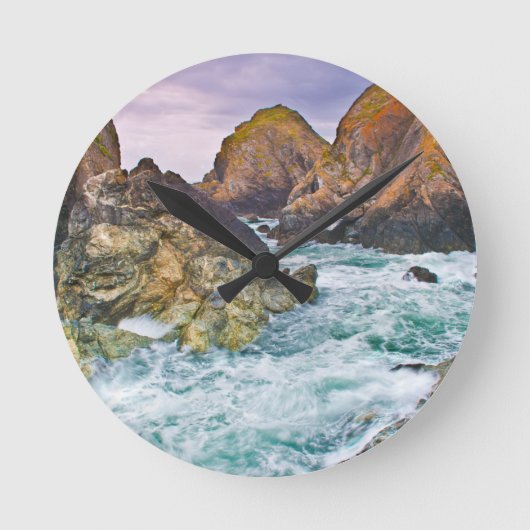 コーンウォールロック ラウンド壁時計 (正面)