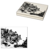 コーンウォールヴィンテージスケッチ ラバースタンプ (押印)