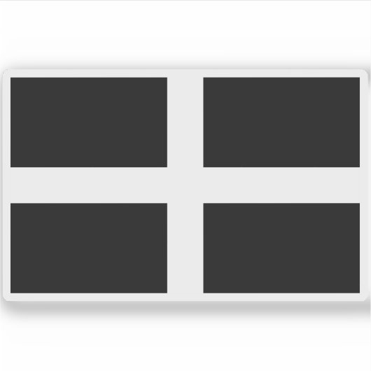 コーンウォール国旗（11世紀まで独立） シール (正面)