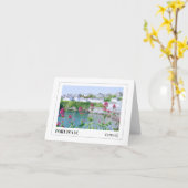 コーンウォール州アイザック港 カード (黄色い花)