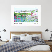 コーンウォール州アイザック港 キャンバスプリント (インサイチュ (寝室))
