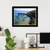 コーンウォール州ポートスカソハーバー ポスター (ホームオフィス)