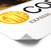 コーンウォール州ヴィンテージ旅行 ポスター (角)