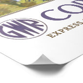 コーンウォール州ヴィンテージ旅行 ポスター (角)