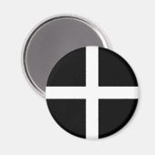 コーンウォール州旗（イギリス） マグネット (正面/裏面)