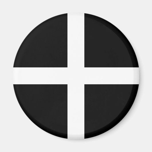 コーンウォール州旗（イギリス） マグネット (正面)