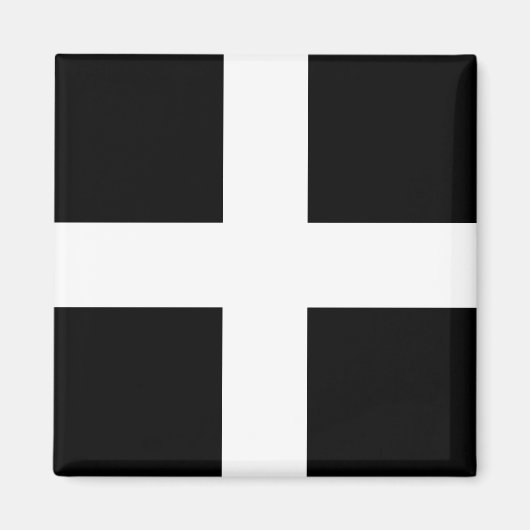 コーンウォール州旗（イギリス） マグネット (正面)