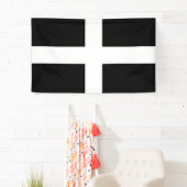 コーンウォール州旗(イギリス) 横断幕 (インサイチュ)