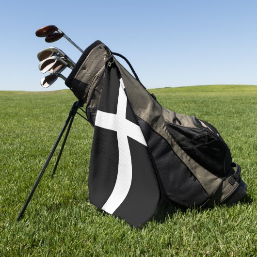 コーンウォール州旗 ゴルフタオル (グリーン)