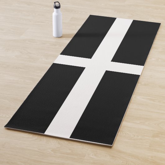 コーンウォール州旗(Cornish Flag) (English County) ヨガマット (インサイチュ)