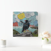 コーンウォール州 スクエア壁時計 (ホーム)