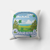 コーンウォール旅行ロゴ クッション (裏面)