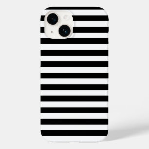 コーンウォール旗ストライプ黒白ライン模様シンボル Case-Mate iPhone 14ケース