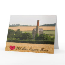 コーンウォール旧鉱山エンジン ハウス写真 オーダーメイド