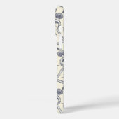 コーンウォール甲殻類ダマスクブルーパール Case-Mate iPhoneケース (裏面 / 左)