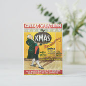 コーンウォール素晴らしUKウェスタン鉄道ヴィンテージ シーズンポストカード (スタンド正面)